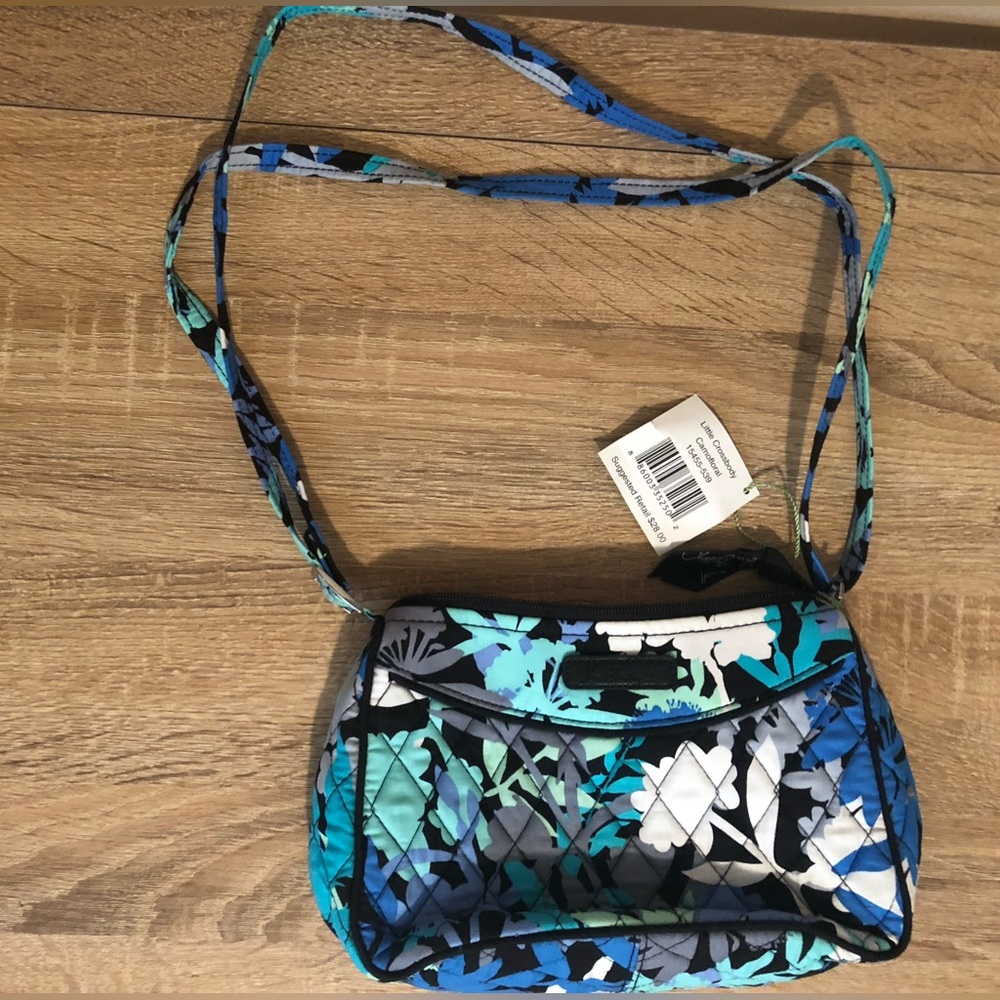 Vera Bradley Little Crossbody in Camofloral